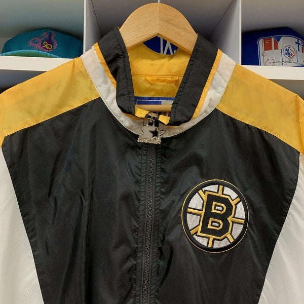 Vintage Apex One Boston Bruins Pullover Sweatshirt Jacket NHL 