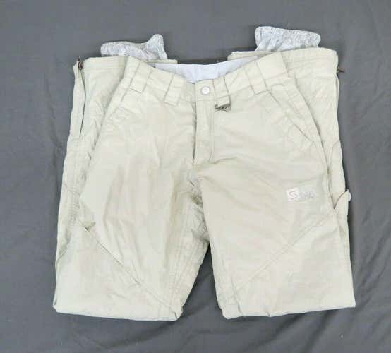 SIMS Tan Insulated Waterproof Breathable Ski/Snowboard Pants Women's XS LOOK