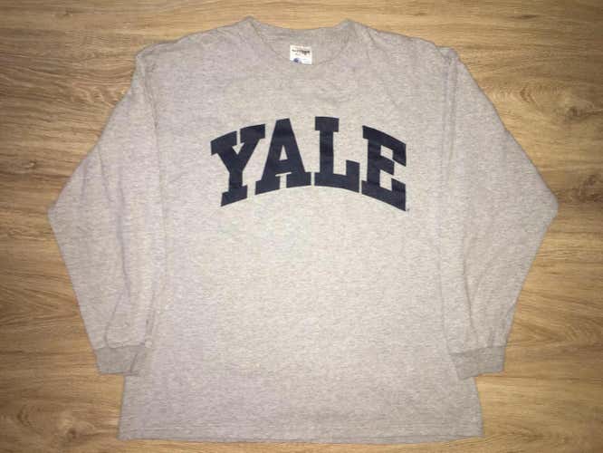 (Large) Yale Bulldogs Long Sleeve Shirt