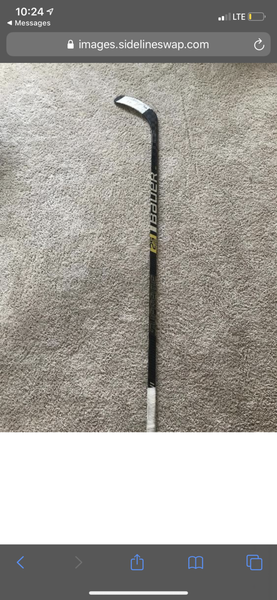 Senior Bauer Right Handed Supreme 2S Pro Hockey Stick Mid