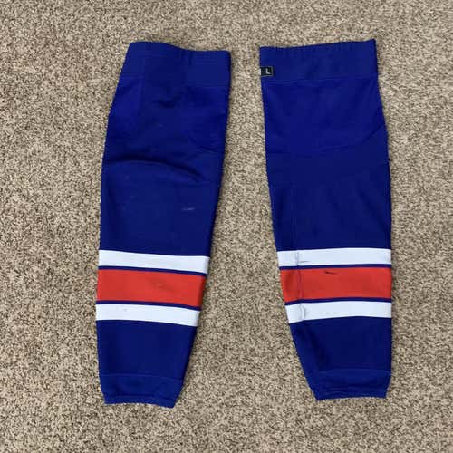 Blue Senior Large Reebok Socks