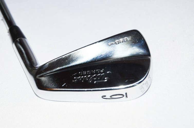 6 IRON TITLEIST 690 MN FORGED RH 37.25" STEEL STIFF NEW GRIP
