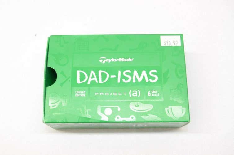 TAYLORMADE GOLF BALLS DAD-ISMS PROJECT A LIMITED EDITION 6 PACK