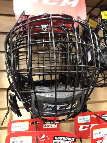 New Senior small CCM FM680 Full Cage- black