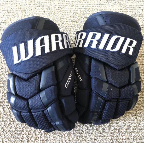 Warrior Covert QRL3 Hockey Gloves, Navy, 13"