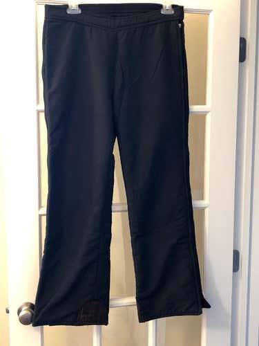 Men's Size 36 Olympian Ski Pants, Black, Full Leg Zippers/Clasps on both sides!