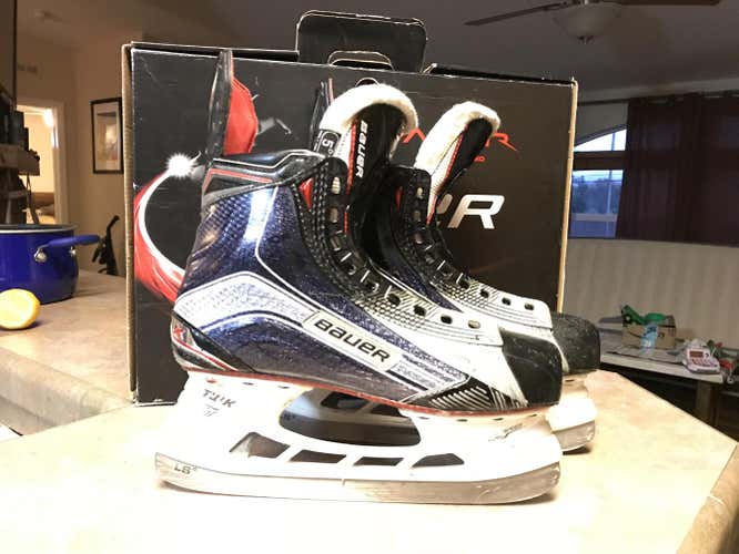 Junior Bauer Vapor 1X Hockey Skates D&R (Regular) Size 5