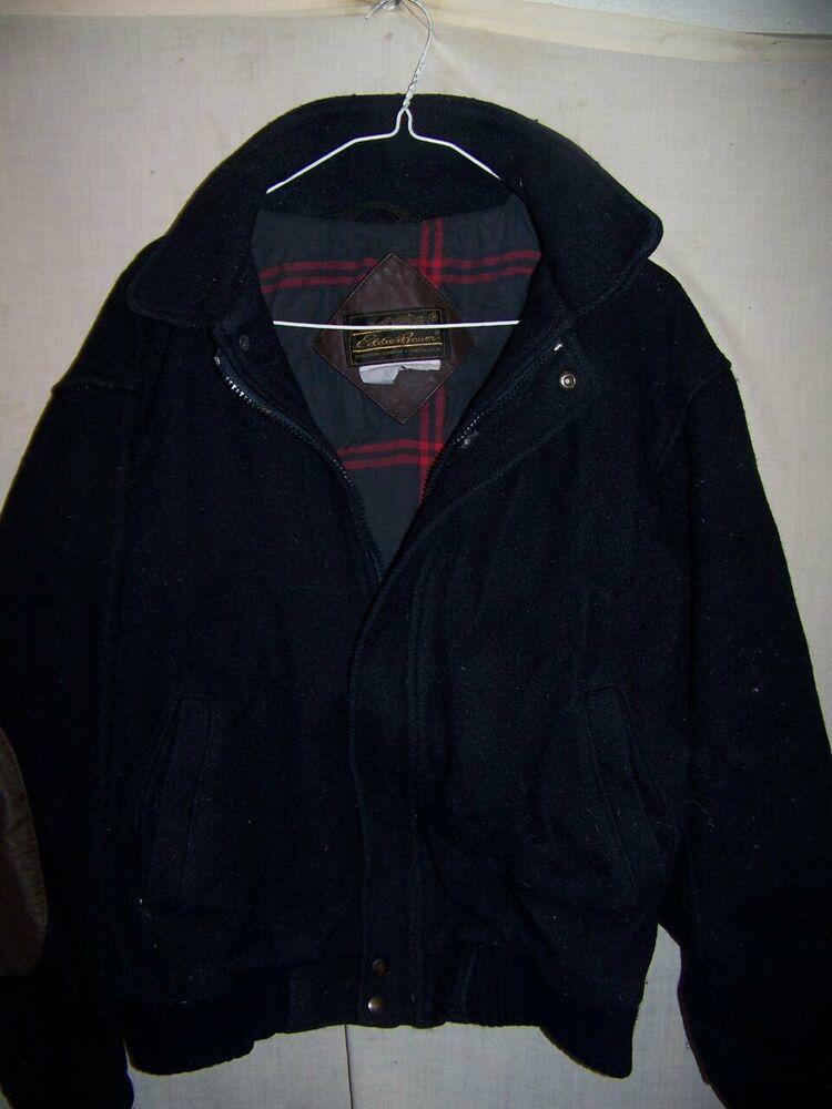 Vintage Eddie Bauer Wool Bomber Jacket 
