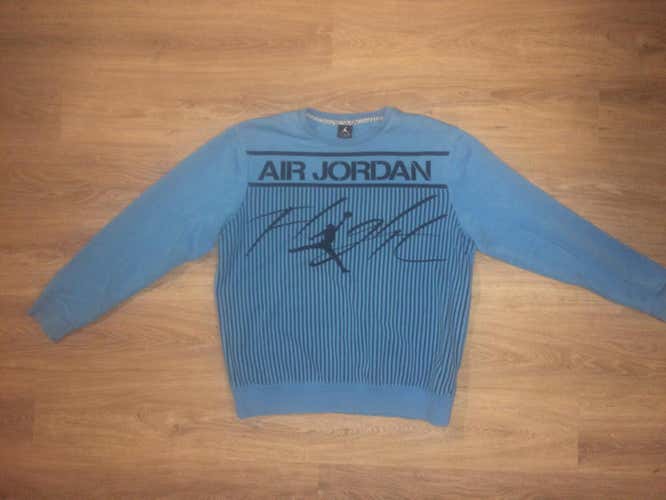 (XL) New/Vintage/Rare Nike "Air Jordan Flight" Carolina Blue Sweatshirt