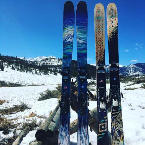 Men’s 2018 Deviation The Ellipse All Mountain Skis With Bindings Max Din 13