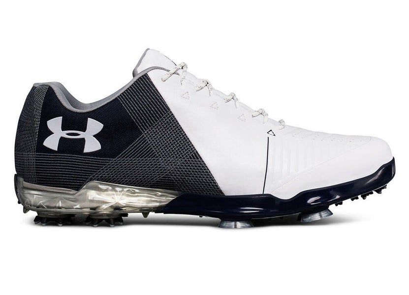 NEW Under Armour Jordan Spieth 2 White/Academy Blue Golf Shoes Mens Size 11 FIRM PRICE