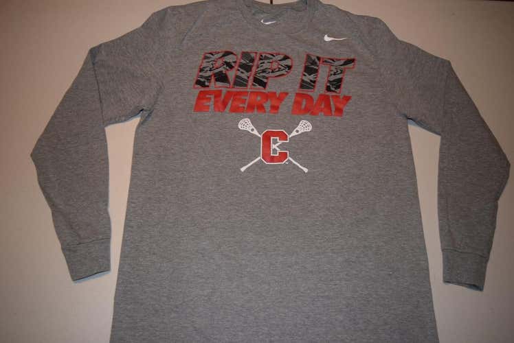 New LS Cornell Lacrosse Nike Long Sleeve Large