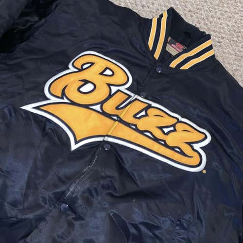 Georgia Tech “BUZZ” Yellow Jackets Colosseum Athletics Bomber Jacket Size Large