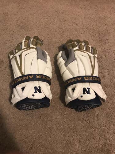 Navy Custom  BioFit Lacrosse Gloves 13"