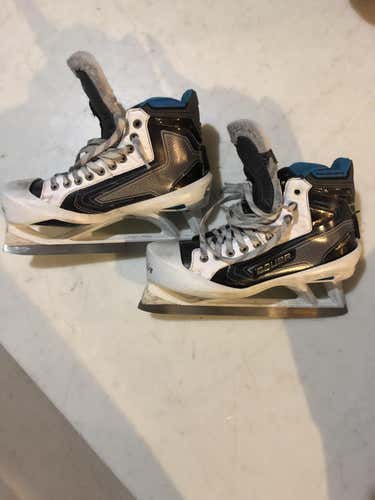 Senior Bauer Reactor 9000 Hockey Goalie Skates D&R (Regular) Size 10
