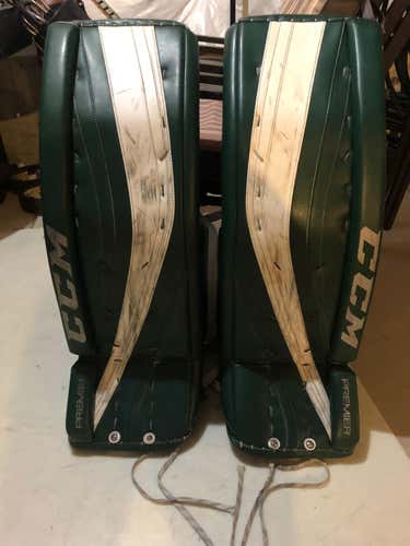 Green Senior 32" + 2" CCM Regular Premier Pro Goalie Full Set