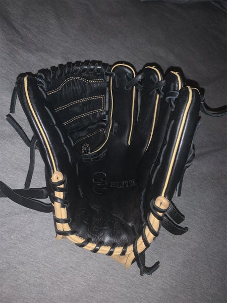 Black High School/College Gold Glove Elite Baseball Glove 12"