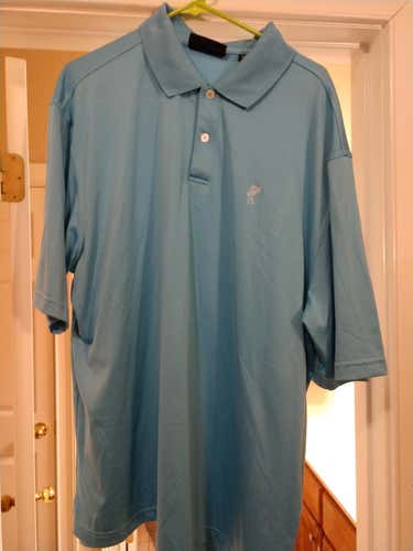 Ashworth Blue Adult Men's XXL Golf Polo Shirt