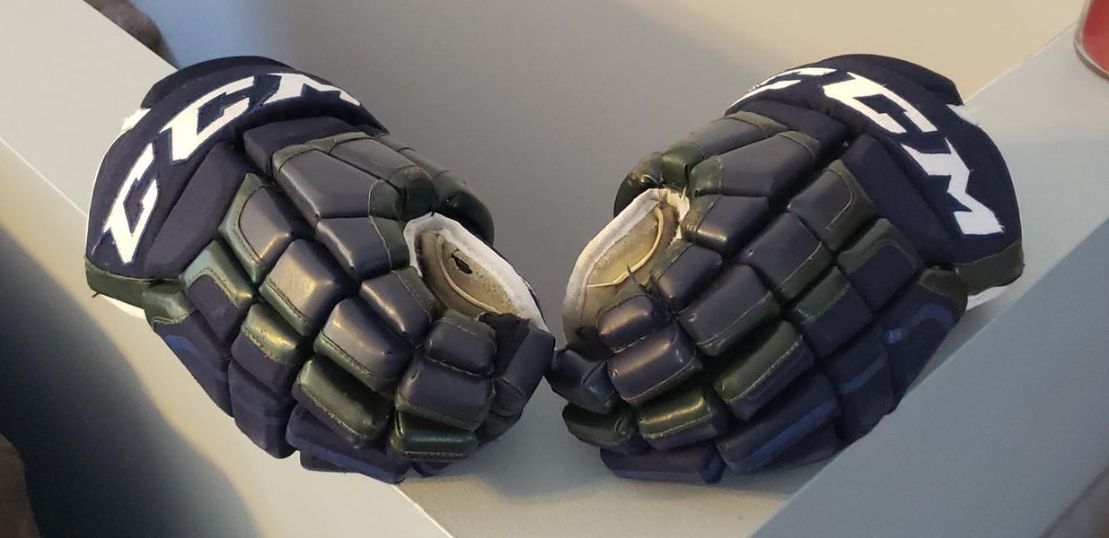 Blue Senior CCM HG41 Gloves 14" Pro Stock