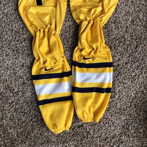 Yellow Senior  Nike Socks Pro Stock