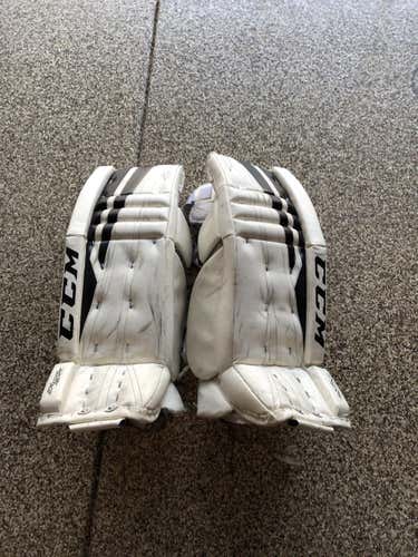 Black Intermediate 31" CCM Goalie Leg Pads