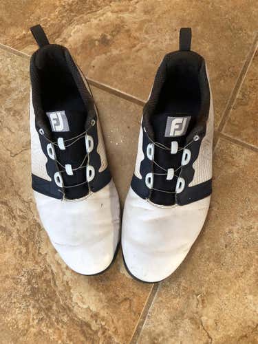 White Men's 9.5 (Women's 10.5) Footjoy Boa Golf Shoes