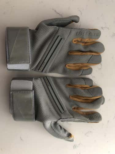 Gray  Large  Batting Gloves