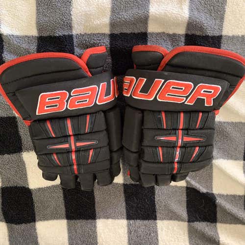 Black Senior 4 Roll Gloves 15"