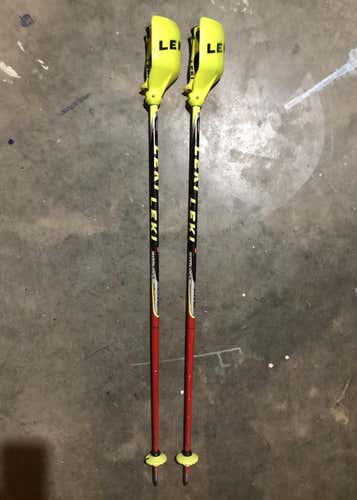 Leki Racing World Cup Lite SL Ski Poles with guards, 40” / 100cm