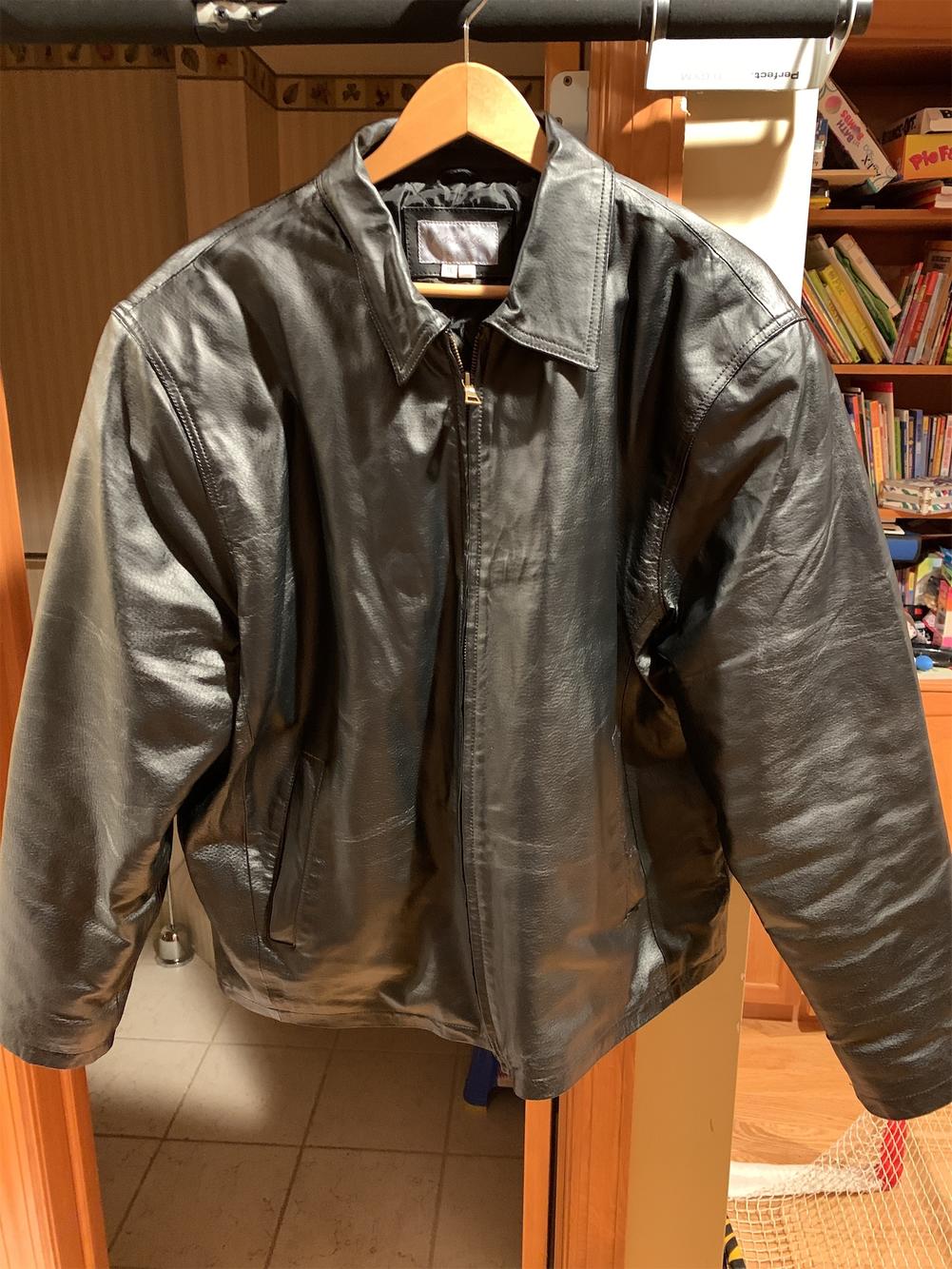 Vintage XL Leather Jacket SidelineSwap