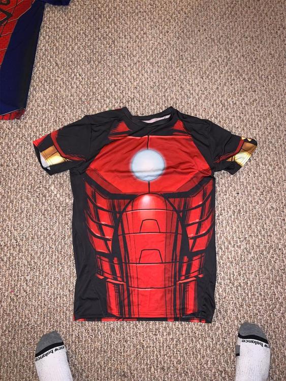 under armour iron man compression shirt