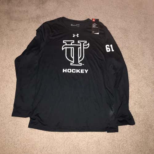 NWT U of Tampa Hockey Under Armour Long Sleeve Shirt