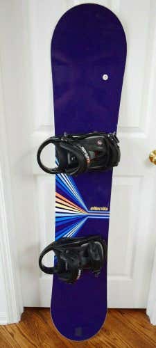 ATLANTIS SNOWBOARD SIZE 154 CM WITH LARGE THE HOUSE BINDINGS