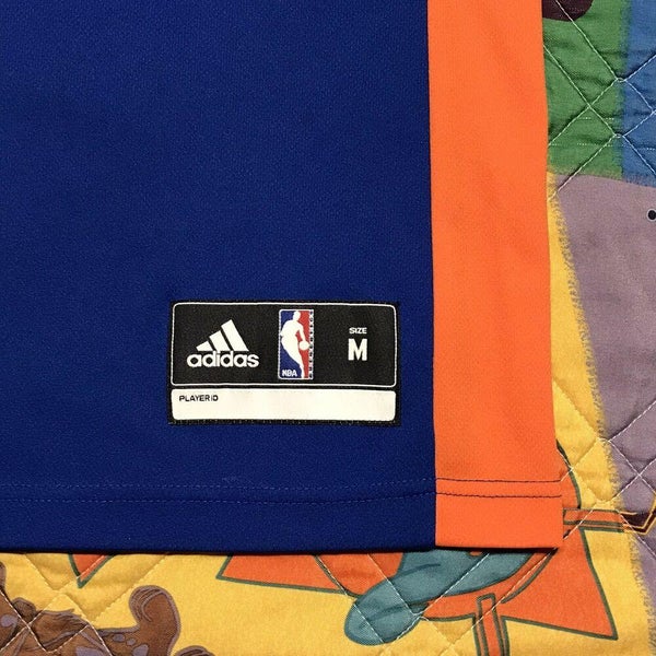 Mens New York Knicks Carmelo Anthony adidas Orange Replica Alternate Jersey