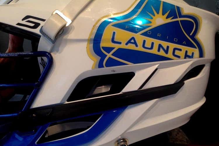 White Adult Cascade S Helmet ,MLL game worn