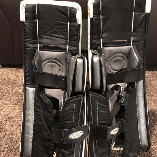 White Intermediate 32" Subzero 7.0 Goalie Leg Pads