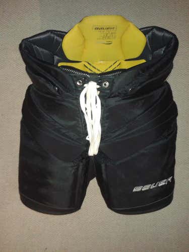 Black Senior Large Bauer Total one nxg Hockey Goalie Pants Pro Stock
