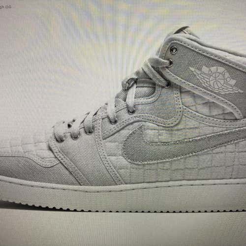 NIKE AJ KO High Quilted Pure Platinum Jordan Shoes