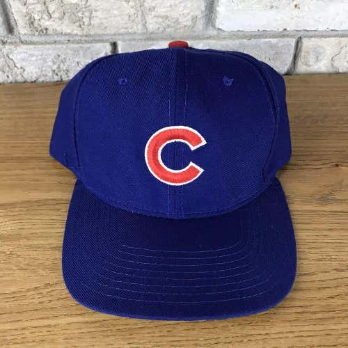 Vintage 90s New Era Pro Model Chicago Cubs MLB Baseball Hat Snapback Plain Logo
