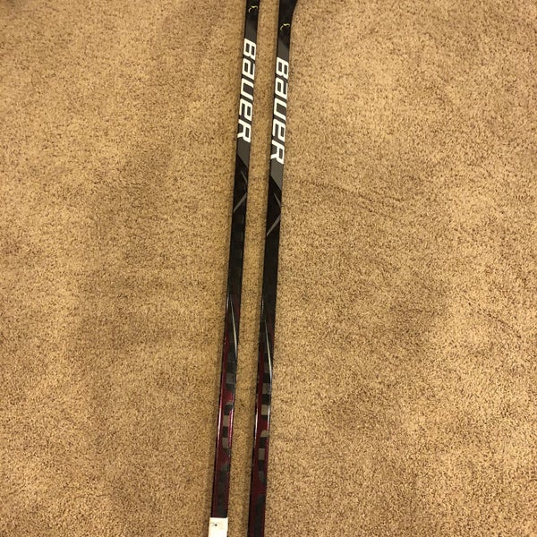 2 Pack Custom Vapor ADV Dressed As Custom Maroon Flylite Hockey Stick Mid Pro Stock