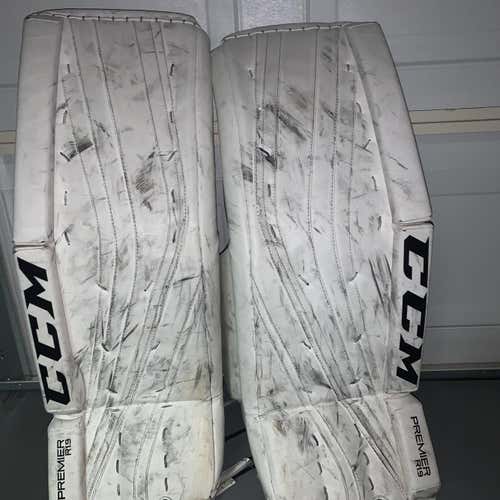 White Senior 32" Premier R1.9 Goalie Leg Pads