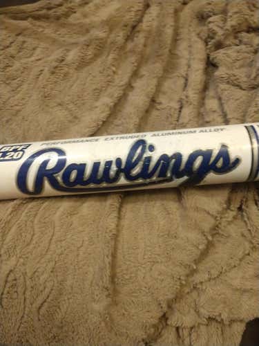 Rawlings Elite Stick 30/20 White Alloy R- Forged Model FPP4 Bat (-10) 20 oz 30"