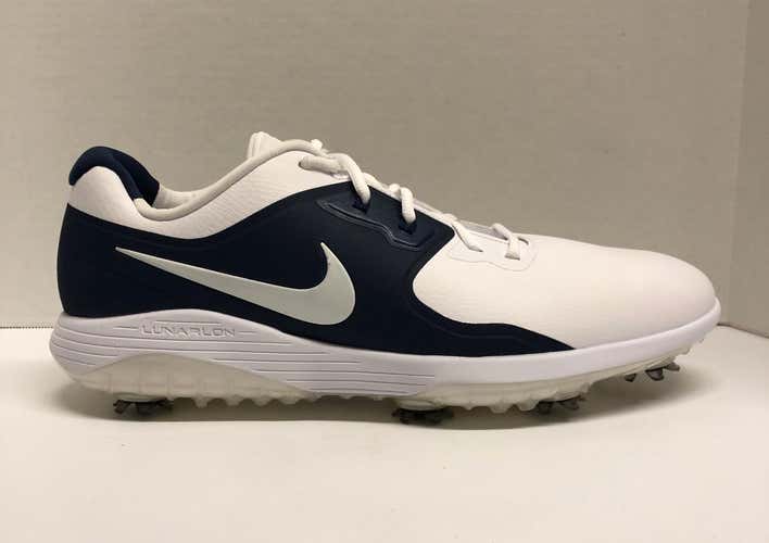 Nike Vapor Pro Golf Shoe 2019 White Rory McIlroy AQ2197-100 Men's sz 14