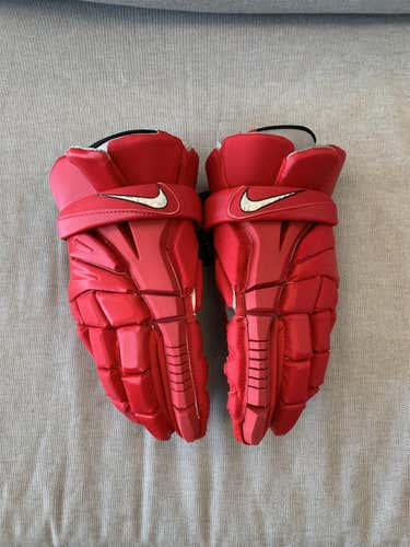 Red New Vapor Elite Lacrosse Gloves 13"