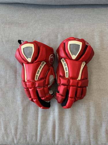 Red New Player Rome RX3 Lacrosse Gloves 12"