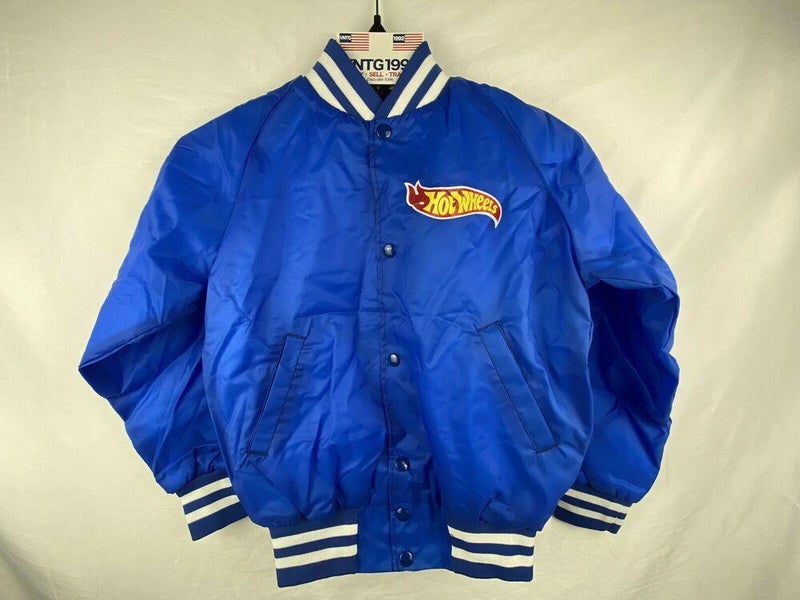 Rare Vintage Hot Wheels Jacket Youth Sz Med Taylor USA Fans Club Jacket
