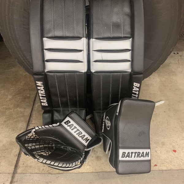 Black Senior 34" Full Right Goalie Full Set