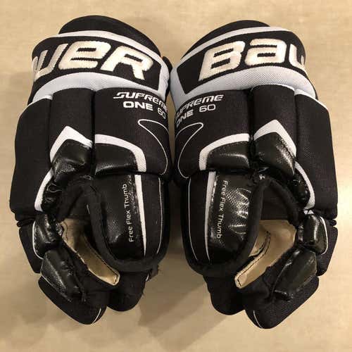 Black Senior Supreme One.6 Gloves 13"
