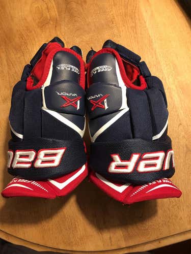 Blue Senior Vapor 1X Gloves 14"