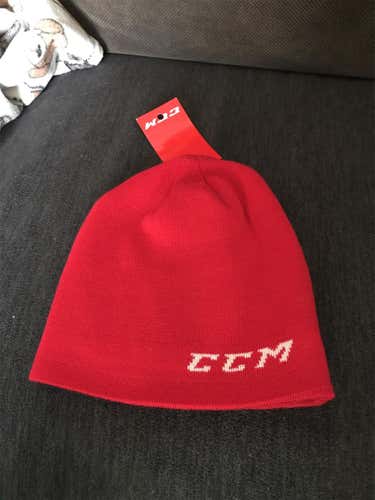 Brand New Red CCM Beanie